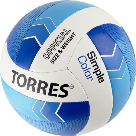 Купить Мяч волейбольный Torres Simple Color любительский р.5 в Юрьеве-Польском 